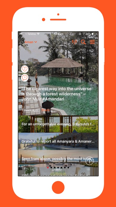 The IAm Aman Resorts App screenshot 2