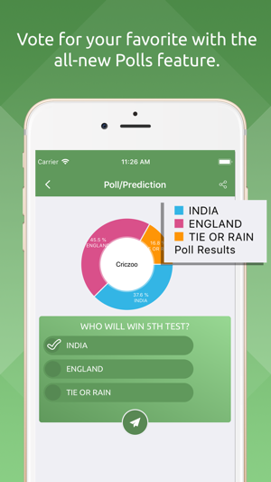Criczoo - Cricket Score & News(圖6)-速報App