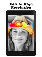 selective color photo effect iPad Captures Décran 3