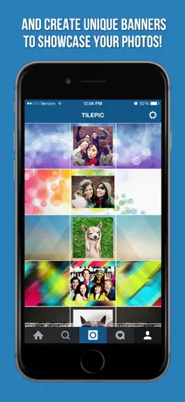 Game screenshot Tile Pic - Photo Banner Editor apk