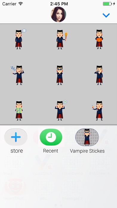 Vampire: Stickers screenshot 4