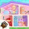 Play in a doll house of your dreams and babysit sweet baby girl Katie and her little newborn sister Alice