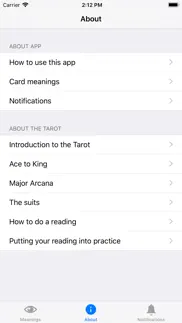 How to cancel & delete tarot meanings 2