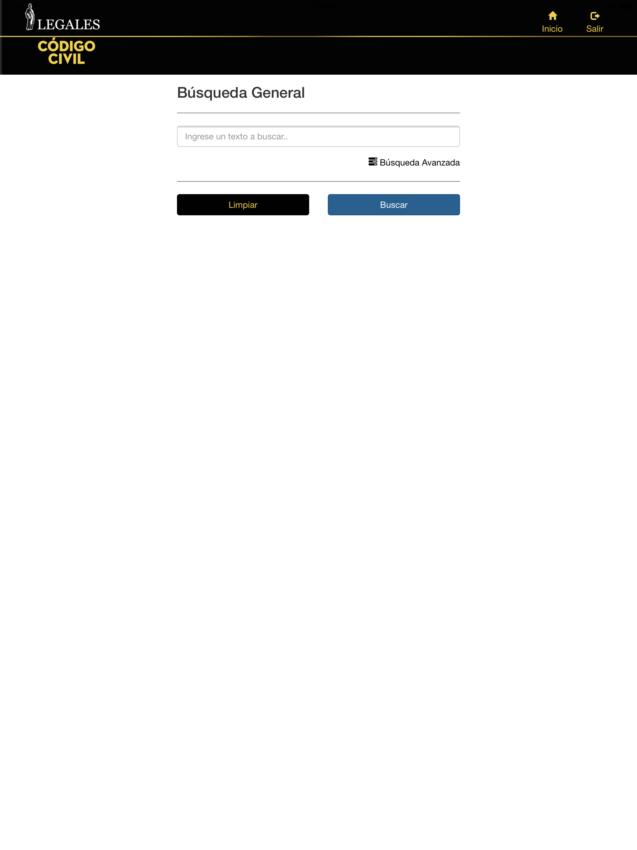 Legales Código Civil
