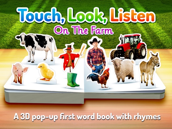 On The Farm ~ Touch, Look, Listen iPad app afbeelding 1