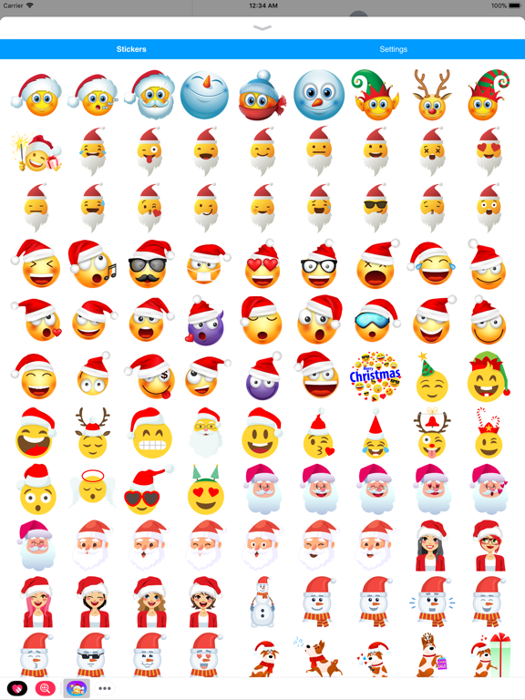 Screenshot #4 pour Emoji de Noël et le père Noël
