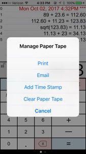 Paper Calc Office Lite screenshot #3 for iPhone