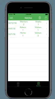 simple soccer scoreboard iphone capturas de pantalla 2