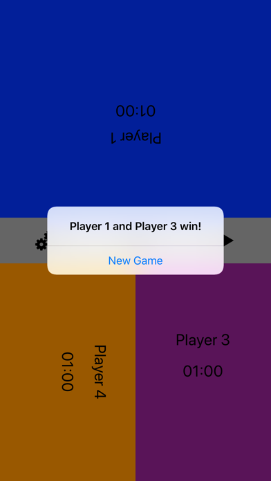 Screenshot #2 pour Four Player Chess Clock