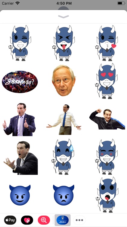 Blue Devil Stickers