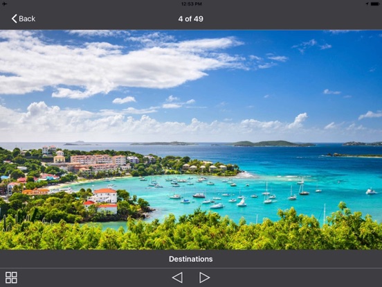Caribbean Travel Guide & Maps iPad screenshot 5 - Navigation app
