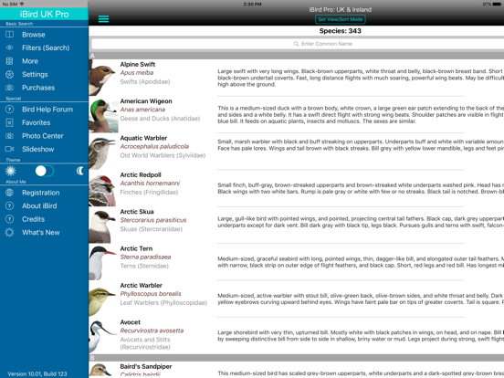 Screenshot #4 pour iBird UK Pro Guide to Birds