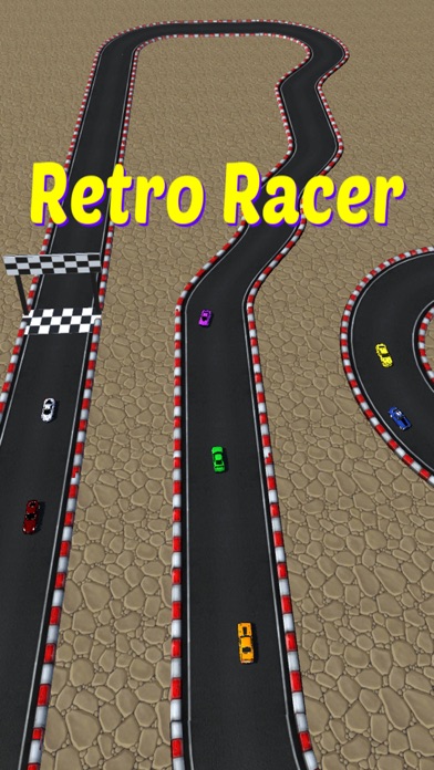 Retro Racer arcade race game screenshot