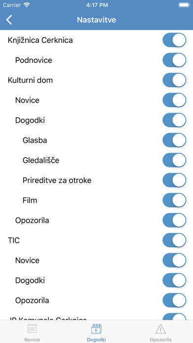 Občina Cerknica screenshot 2