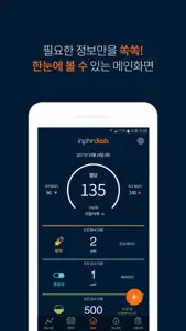 inPHRdiab (당뇨지킴이) screenshot #1 for iPhone