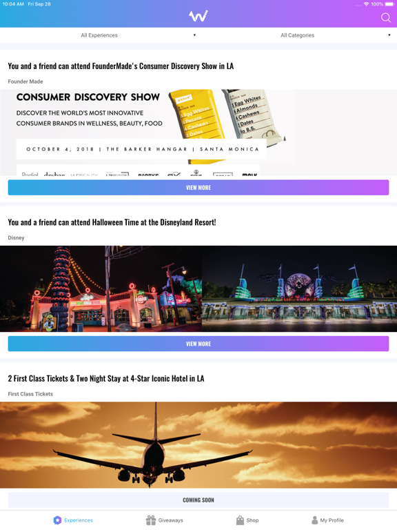 123Wish iPad screenshot 1 - Entertainment app