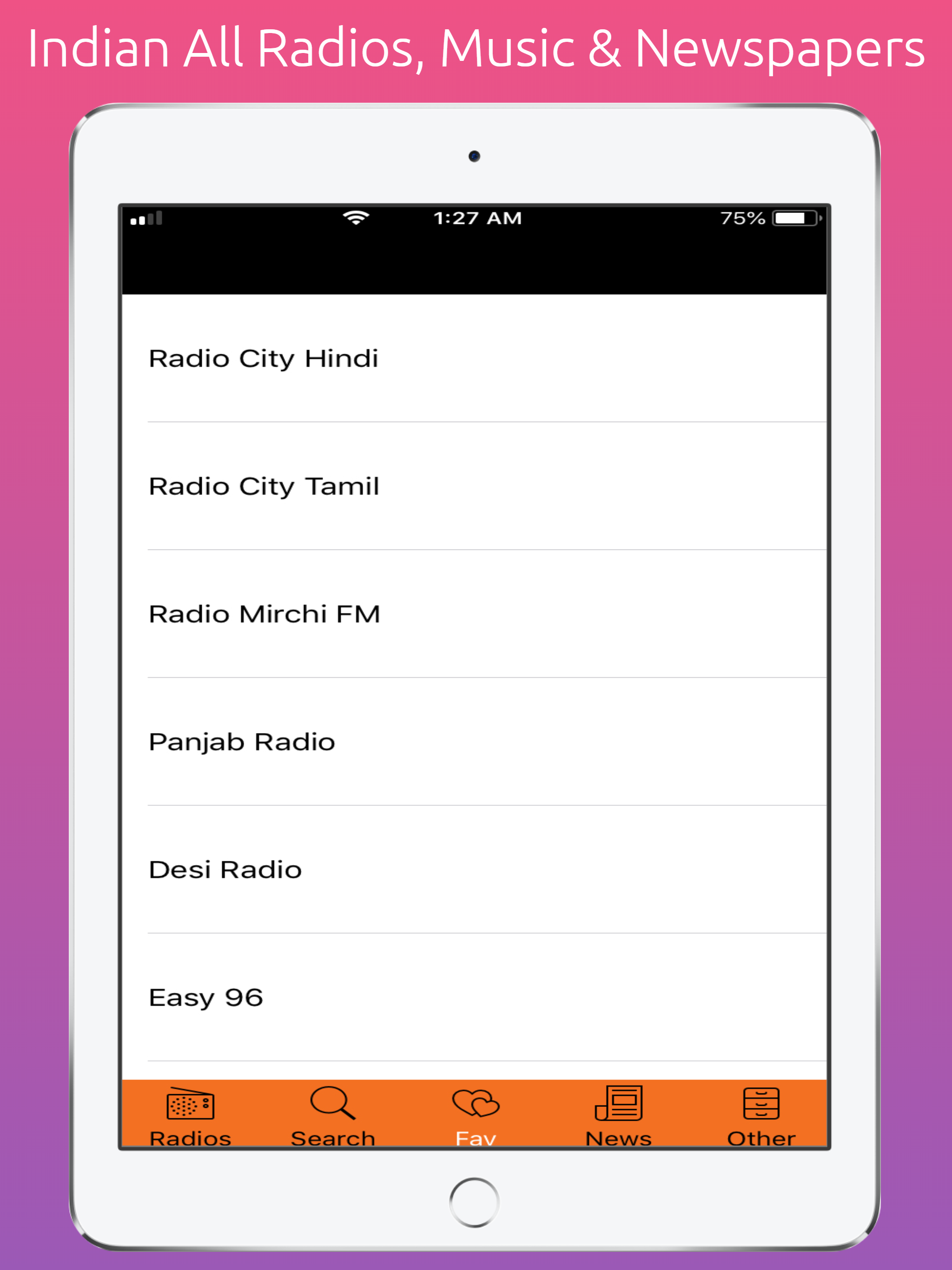 Indian All Radio, Music & News screenshot 13