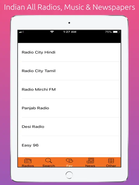 Indian All Radio, Music & News