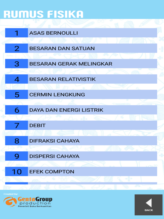 Screenshot #6 pour Rumus Matematika-Fisika