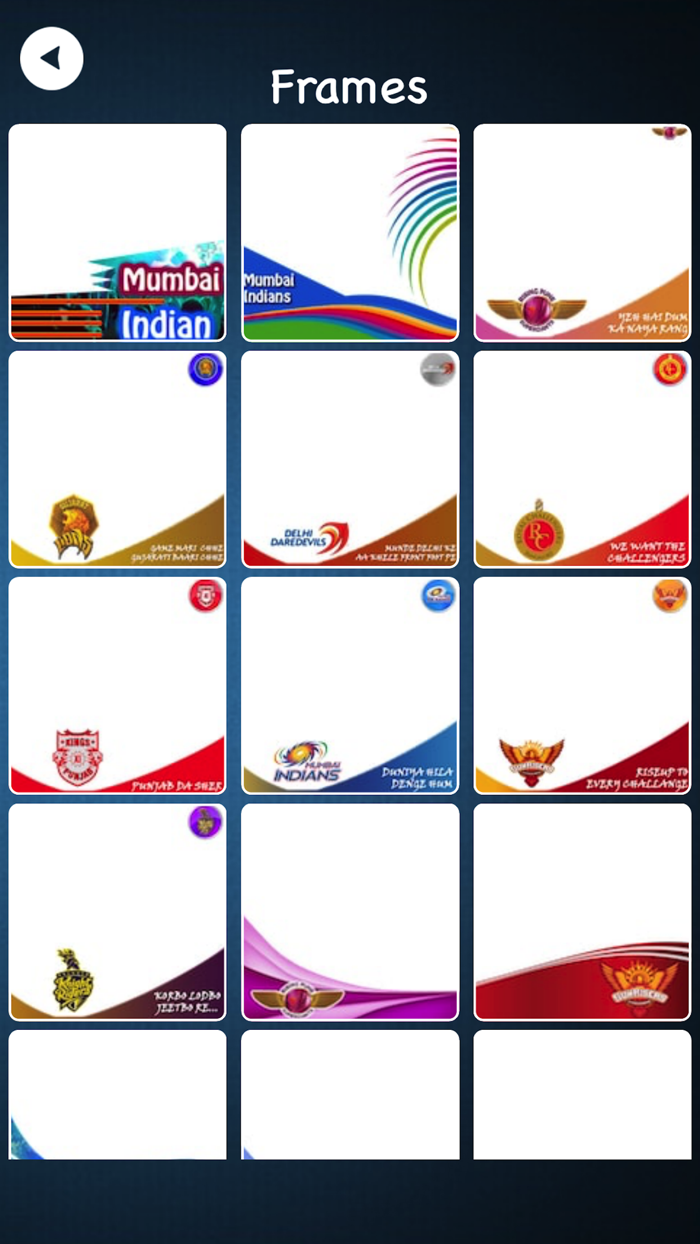 IPL Photo Frame 2018