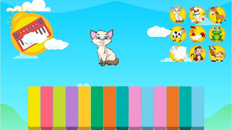 Piano4Fun: بيانو اصوات حيوانات screenshot-0
