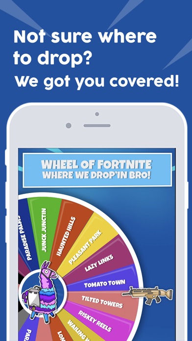 Wheel Of Fortnite - wheel of fortnite screenshot on ios