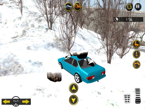 Snow Excavator Crane Rescue iPad screenshot
