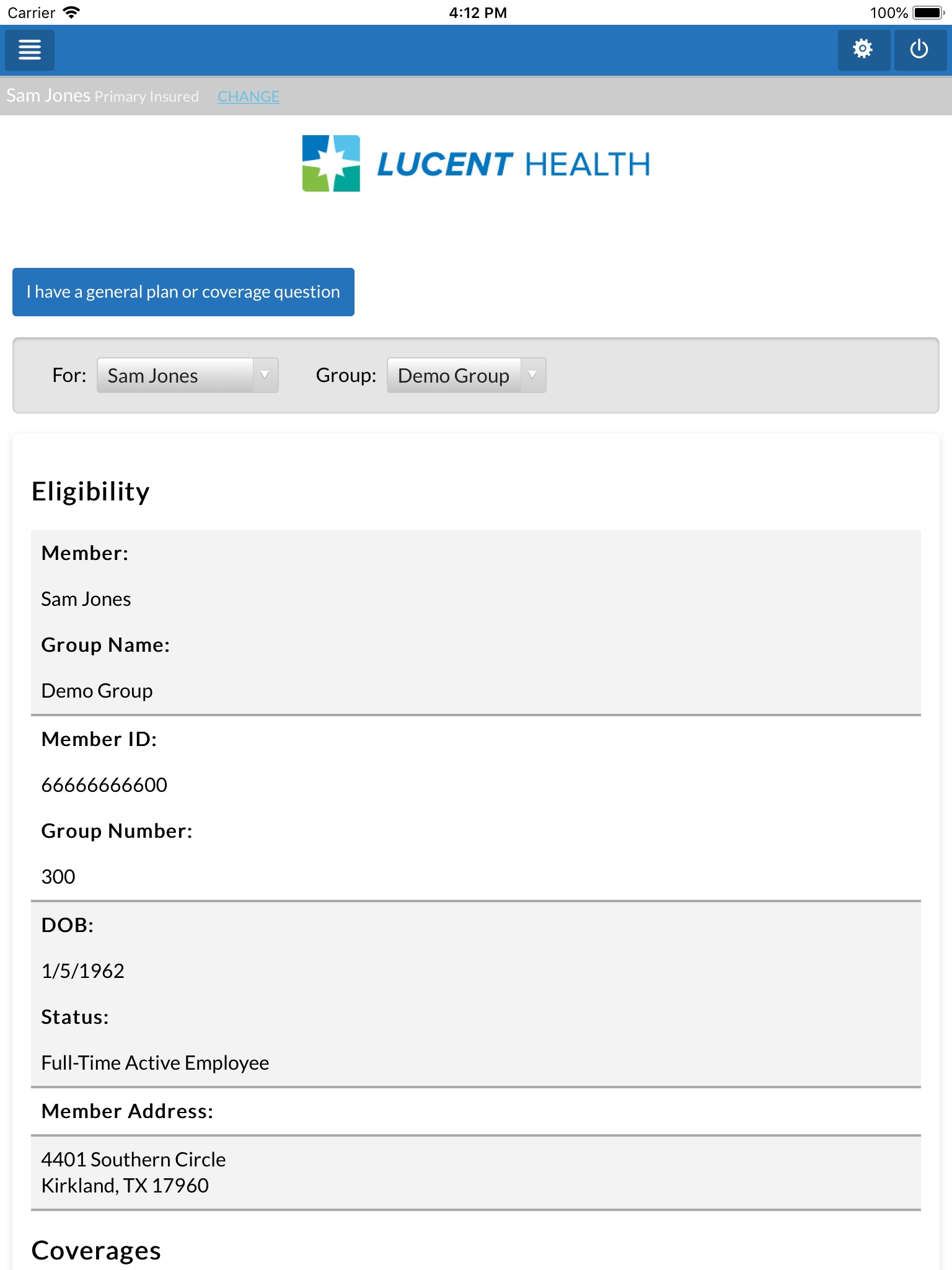 Lucent Health Mobile screenshot 4