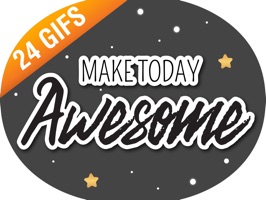 The Inspirational Series One iSticker pack contains a set of inspirational thoughts and sayings that will inspire the person you send them to