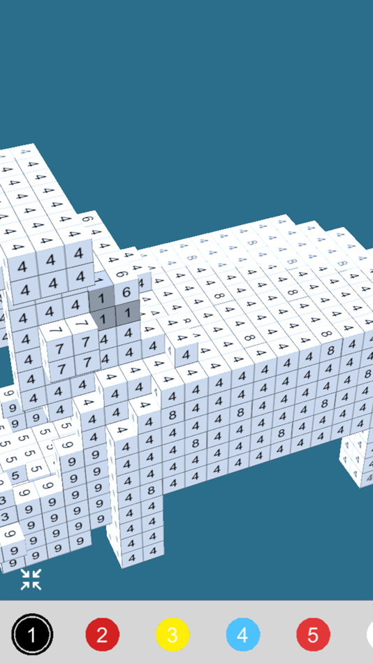 #3. Voxel Art 3D - Color by number (iOS) 由: ShangHai Heavin Games Network Technology Co.,Ltd.