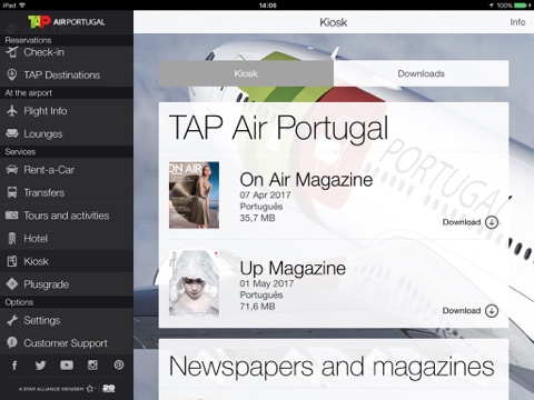 Air Portugal for iPad screenshot 4