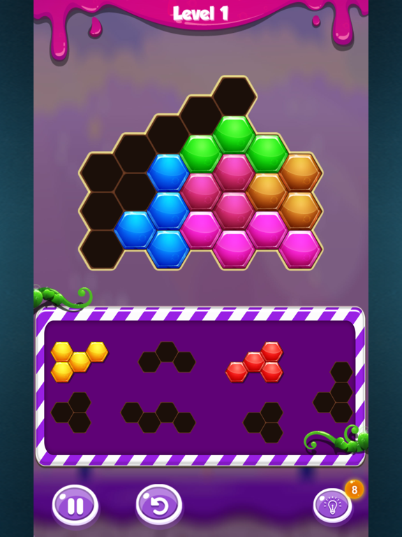 Hexa Merge: Block Puzzle Gameのおすすめ画像2