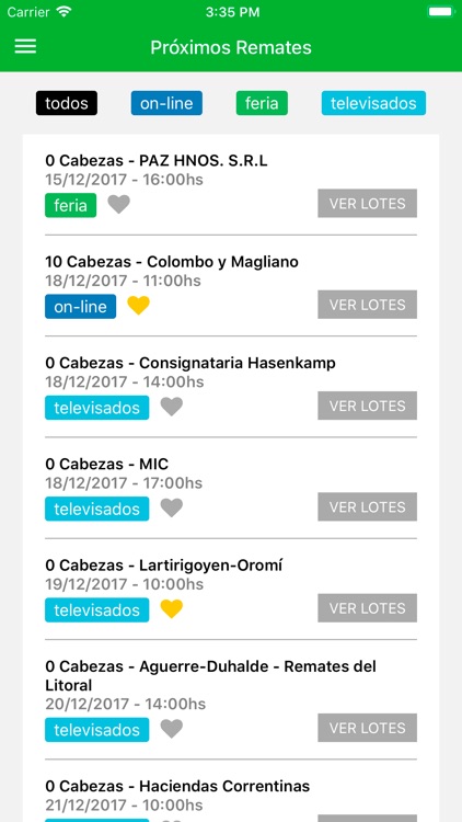 Remates Online por Canal Rural