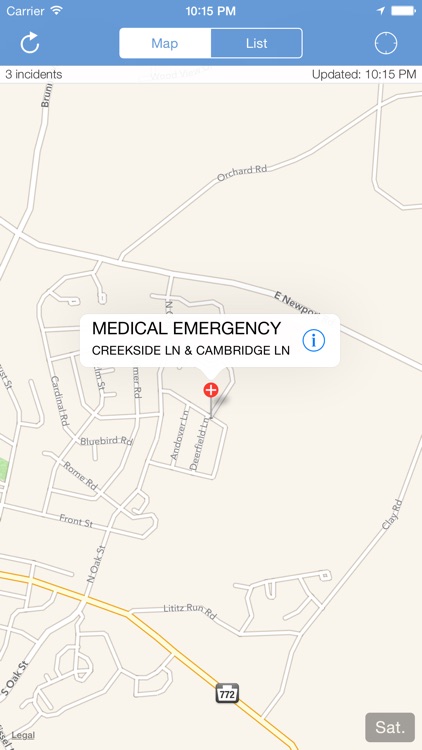 Lancaster County Incidents
