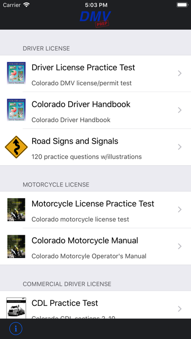 DMV Test Prep - Colorado Screenshot 1