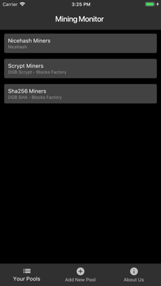 Crypto Mining Monitor screenshot 1