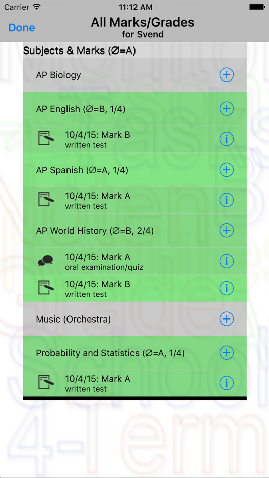 #4. Grade Monitor (iOS) 由: SB Apps