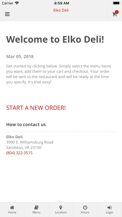 Elko Deli Online Ordering