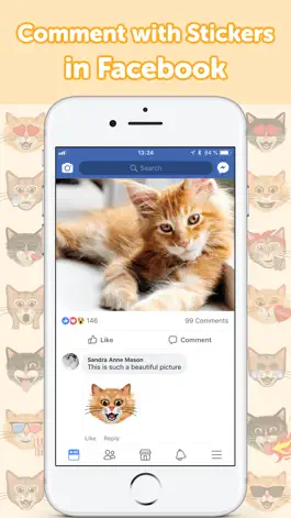 Game screenshot CatMoji - Cat Emoji Stickers hack