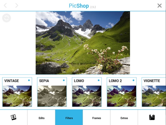 PicShop HD - Photo Editor iPad app afbeelding 3