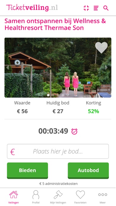 Ticketveiling.nl screenshot 2