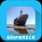 A shipwreck is the remains of a ship that has wrecked, which are found either beached on land or sunken to the bottom of a body of water