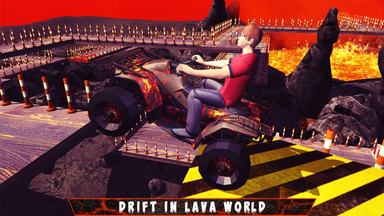 Lava Quad Bike Parking Simulator & Thrilling Ride