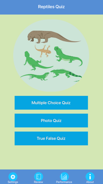 Animals : Reptiles Quizのおすすめ画像1