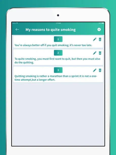 Stop Smoking Tracker