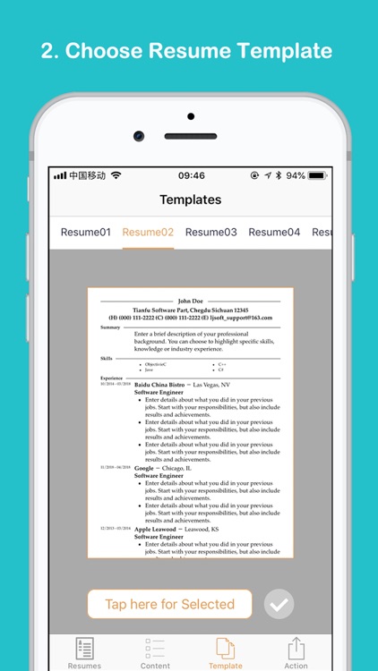 Resume CV Builder