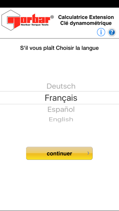 Screenshot #1 pour Torque Wrench Extension Calc.