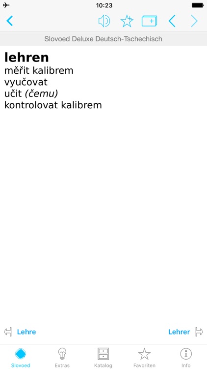 German <> Czech Dictionary