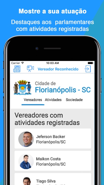 Vereador Reconhecido