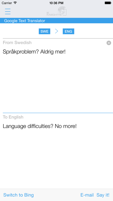 Swedish English Dictionary and Translator Screenshot 3